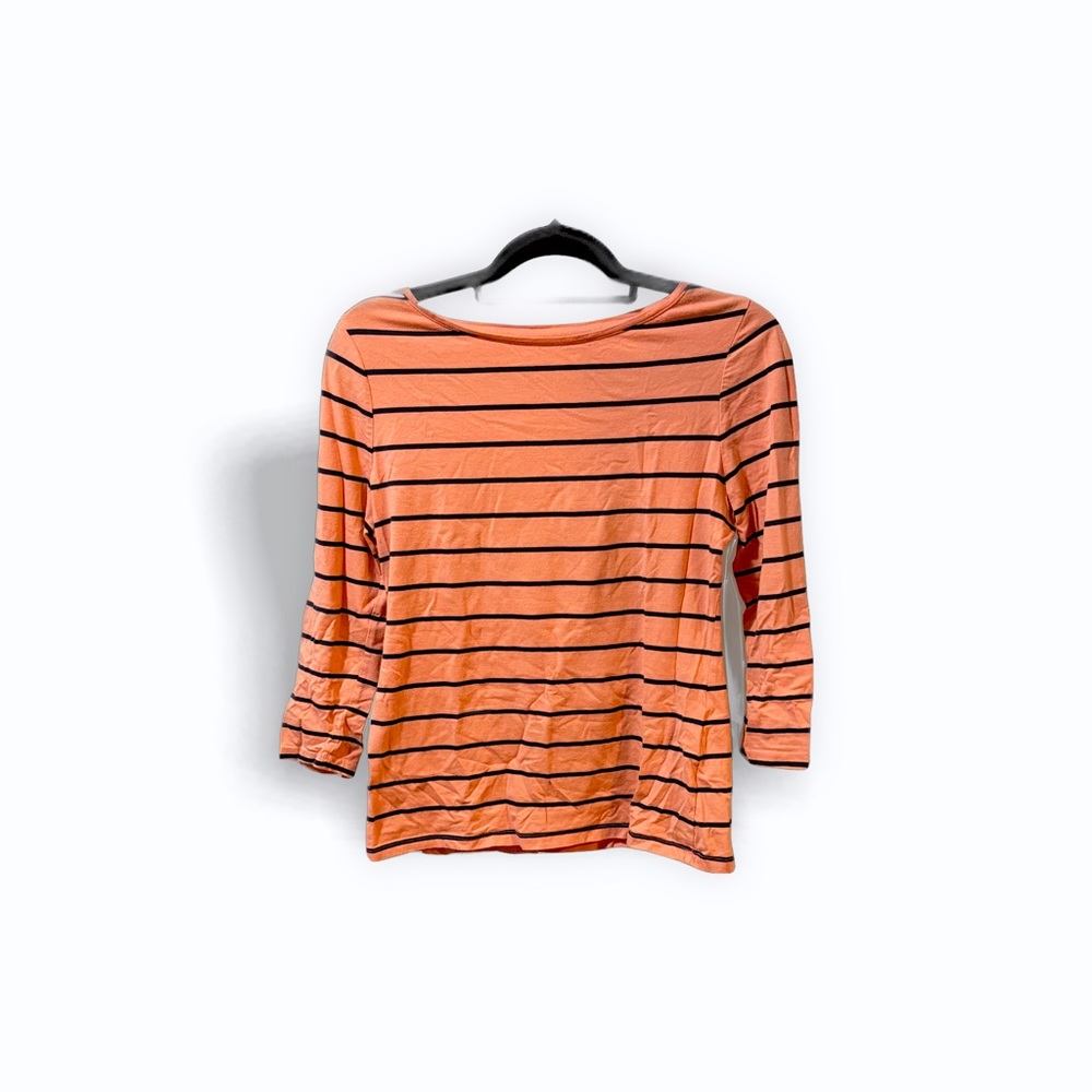 Orange Merona Long Sleeve Blouse